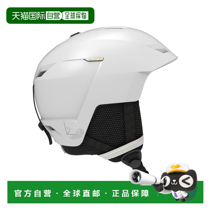 自营欧洲直邮Salomon Icon女士白色聚碳酸酯滑雪头盔