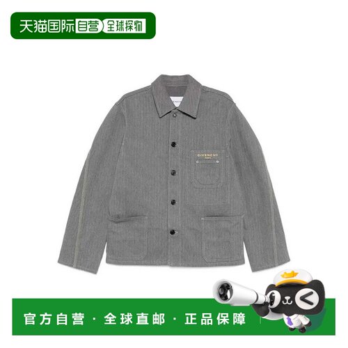 1h可退 香港直邮GIVENCHY 男士外套 BM01F9516Y020GREY SS2026 灰