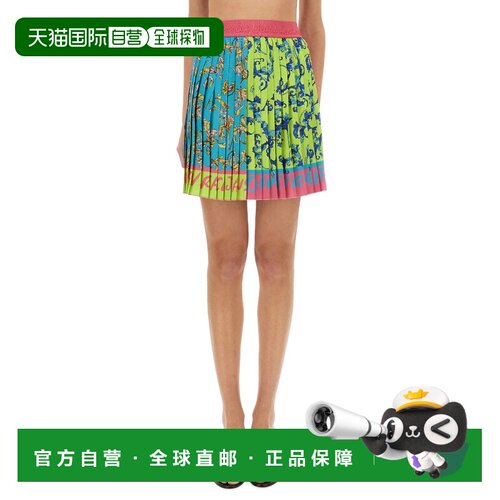 1h可退 香港直邮VERSACE JEANS 女士半身裙 78HAE8P0NS637MC3 SS2