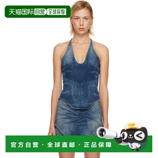 香港直邮Diesel 迪赛 女士 蓝色 De-Janice-S Denim 上装 A190270