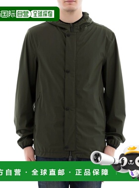 1h可退 香港直邮Herno 男士 绿色夹克 GC0030U122027750 green绿