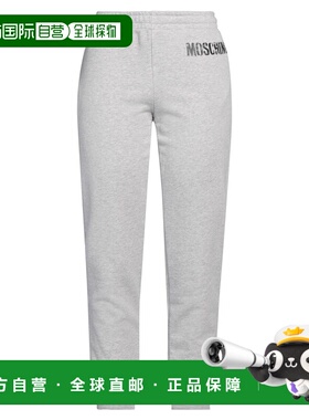 1h可退 香港直邮Moschino 莫斯奇诺 女士 休闲长裤 grey灰色 舒适