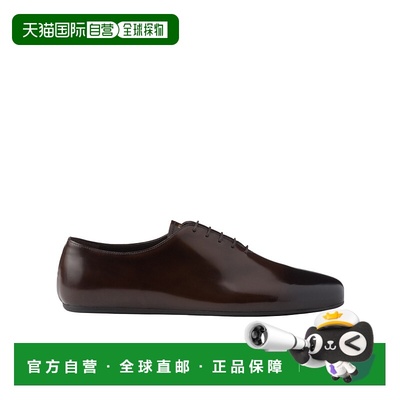 1h可退 香港直邮Prada 磨砂皮系带鞋 2EG448X6OFG012男鞋德比鞋