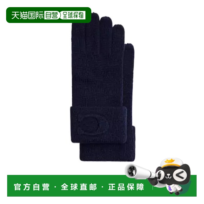 香港直邮Coach 标志性压纹针织手套 CCM98