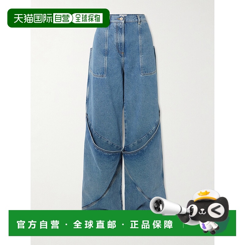 香港直邮The Attico 女士 腰带环牛仔长裤 247WCP198D085低腰高腰