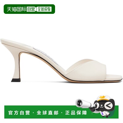 香港直邮Jimmy Choo 周仰杰 女士 灰白色 Skye 70 凉鞋 SKYE70LAT
