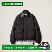 MIU 缪缪 24新品 欧洲直邮MIU 科技春亚纺短款 羽绒服运动
