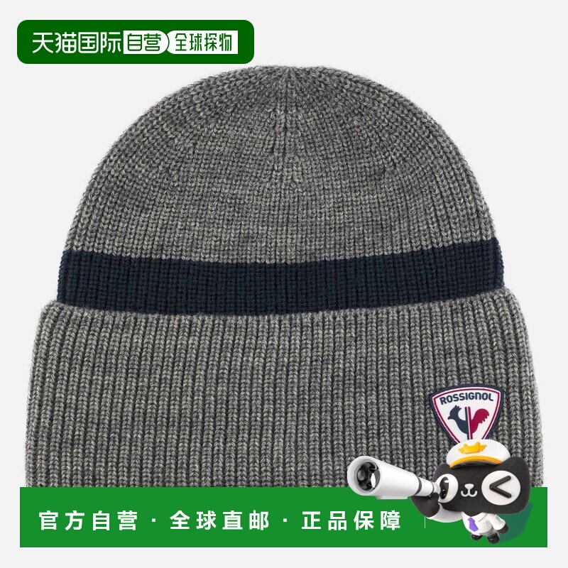 自营欧洲直邮ROSSIGNOL Ethan男式羊毛保暖针织帽毛线帽