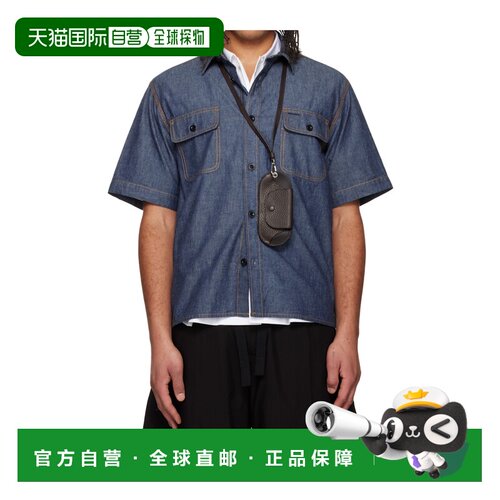 Sacai Light Weight 短袖牛仔衬衫 2603929M