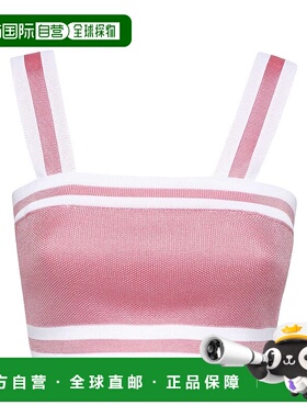 香港直邮Balmain 条纹吊带 AF2AA001KB41性感背心