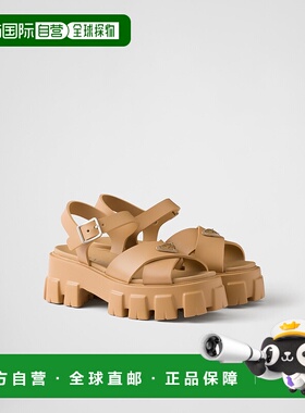 欧洲直邮PRADA (2025新品) Monolith 橡胶凉鞋运动普拉达高跟