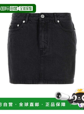 香港直邮A.P.C. 女士 牛仔半身裙 COGEXF06093 black黑色 舒适时