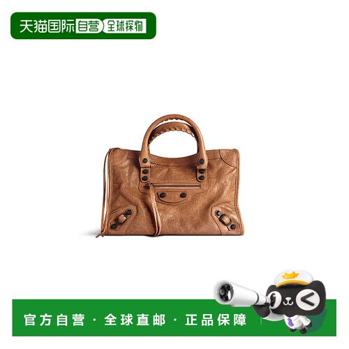 欧洲直邮BALENCIAGA（2025 年新品）女式小号 Le City 驼色包袋