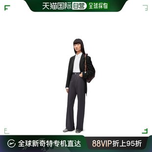 欧洲直邮LOEWE 女士棉质高腰长裤 罗意威