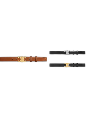 CELINE赛琳 TRIOMPHE牛皮革腰带明星同款皮带送礼2.5 CM