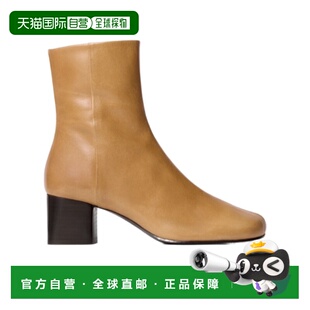 1h可退 香港直邮Lemaire ANATOMIC 粗跟短筒靴 FO0206LL0078