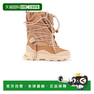 自营欧洲直邮Ugg Metropeak系列女士沙色皮革防水雪地靴保暖中筒