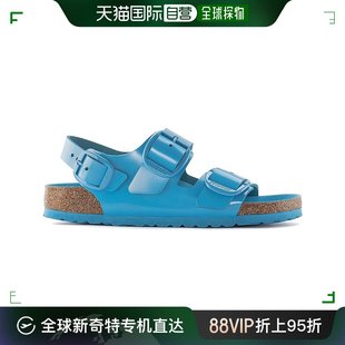 Milano男女蓝色软木天然漆皮皮革凉鞋 欧洲直邮Birkenstock