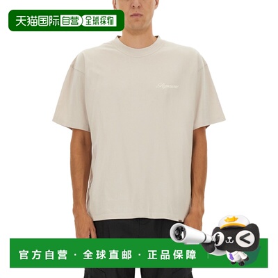 1h可退 香港直邮Represent 男士 SCRIPT 徽标T恤 MLM10002625男装