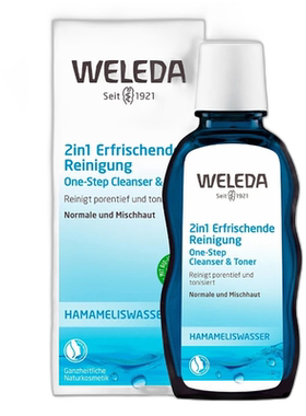 欧洲直邮德国Weleda维蕾德卸妆清洁2合1洁面乳100ml清爽洗面奶