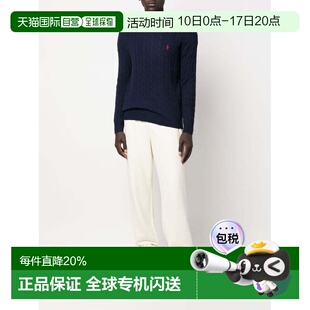 Polo Ralph Lauren拉夫劳伦男款刺绣粗绞羊绒毛衣春夏男款7108767