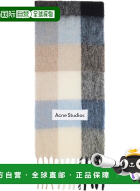 1h可退 香港直邮Acne Studios 艾克妮 男士 驼色 & 蓝色 Mohair C