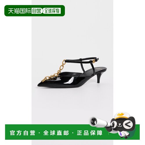 1h可退 美国直邮Balmain 巴尔曼 女士 Sync Kitten 锁链露跟女鞋