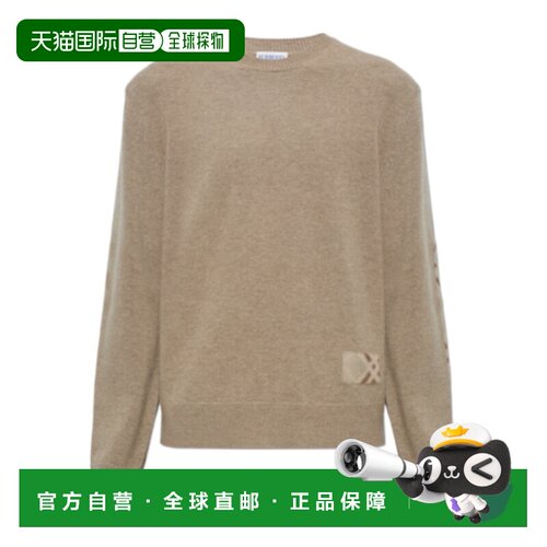 香港直邮BURBERRY/博柏利 男士 长袖圆领毛衣 26FW【付后1h可退】