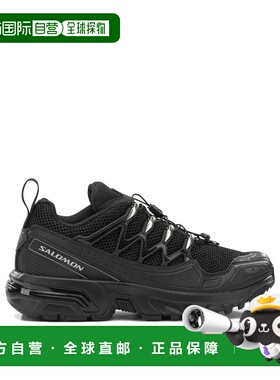1h可退 香港直邮yves salomon 萨洛蒙 男士 黑色棉橡胶运动鞋 L47
