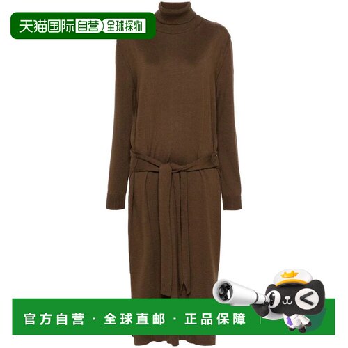 1h可退 香港直邮LEMAIRE 女士连衣裙 DR1082LK087BR451 AW2024 棕