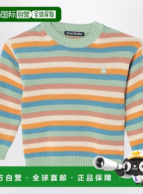 香港直邮Acne Studios 艾克妮 女童 条纹棉质套头衫童装 C60094WO