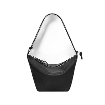 自营1h可退 欧洲直邮Loewe罗意威 Hammock系列女士黑色牛皮拉链开