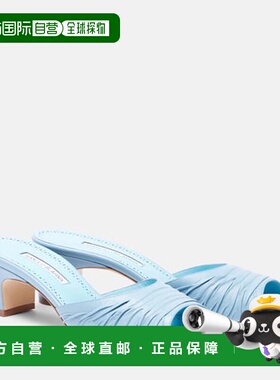 香港直邮MANOLO BLAHNIK 莫罗 伯拉尼克 女士 Piruabar 醋纤皮质