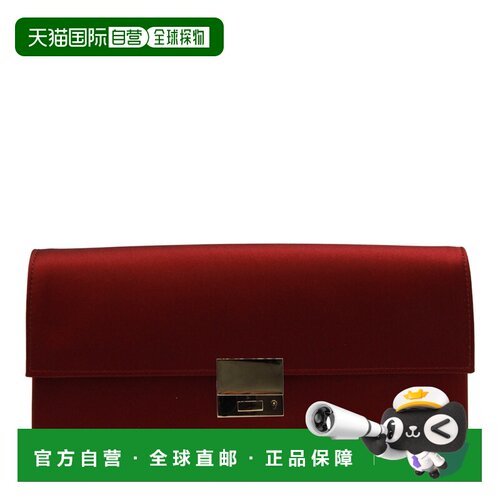 香港直邮Tom Ford 汤姆 福特 女士 红色粘胶纤维手包 L1947TSA001