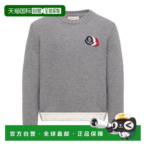 香港直邮Moncler 羊毛和山羊绒针织衫 L29549C000【付后1h可退】