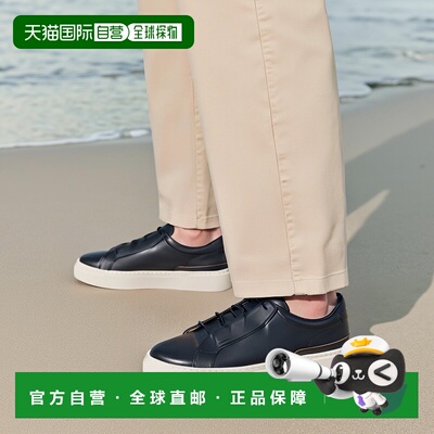 自营欧洲直邮HUGO BOSS雨果BOSS BLACK Gary 隐形鞋带皮革运动鞋