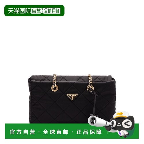 1h可退 香港直邮Prada 普拉达 女士 绗缝链式单肩包 1BG551VCOO2A