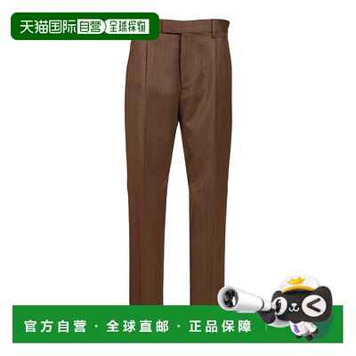 1h可退 香港直邮Zegna 杰尼亚 男士 傑尼亞錐形褲 UGI11A2TP45