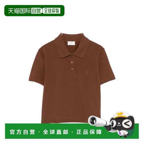 1h可退 Saint Laurent 圣罗兰 女士 棉质Polo衫 A003I4Y38EK
