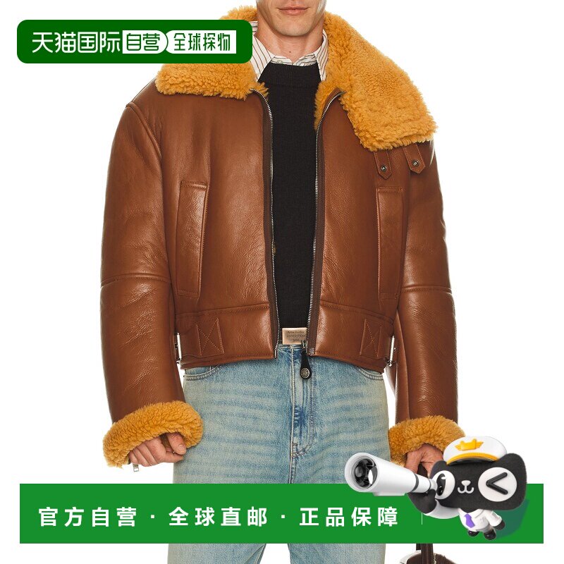 香港直邮Acne Studios 艾克妮 男士 Lhovy 毛羊皮夹克 B70158男装