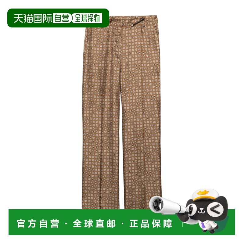1h可退 香港直邮PRADA 女士休闲裤 P238I15GGSOOOF0594 SS2025 棕