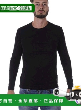 香港直邮Versace 黑色logo卫衣 V800491VJ00180V1008长袖范思哲