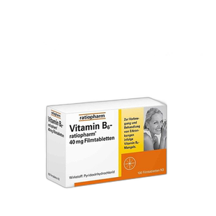 Ratiopharm维生素B6片100粒新生儿惊厥营养健康日常