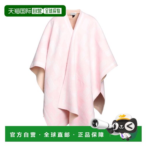 香港直邮Lanvin 朗雯 女士 披肩 pink粉色 舒适时尚