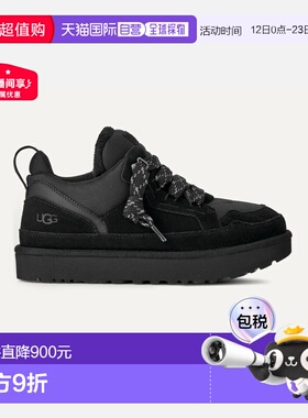 自营欧洲直邮UGG Lowmel男士黑色运动鞋