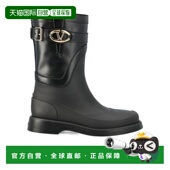 香港直邮Valentino 徽标短筒靴 WS0JU8HEX华伦天奴雨靴