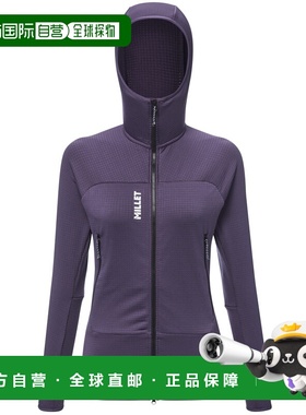 自营欧洲直邮Millet觅乐 FUSION GRID 女款抓绒衣 紫色