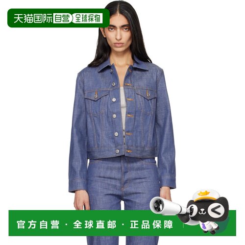 香港直邮A.P.C. 女士 蓝色 Dion 牛仔夹克 COHLXF32028
