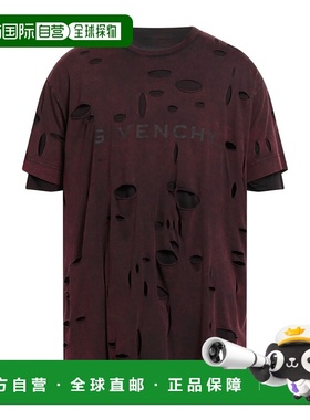香港直邮Givenchy 纪梵希 男士 T恤 purple紫色 舒适时尚