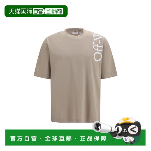 香港直邮off-white 男士 Vertical Bookish Skate T恤 OMAA120F26